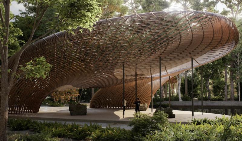 Архитектор Виктор Ортис представил проект деревянного павильона для Умуарама