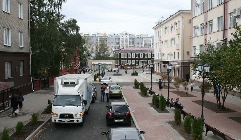 Томск: новый пешеходный бульвар вместо ларьков