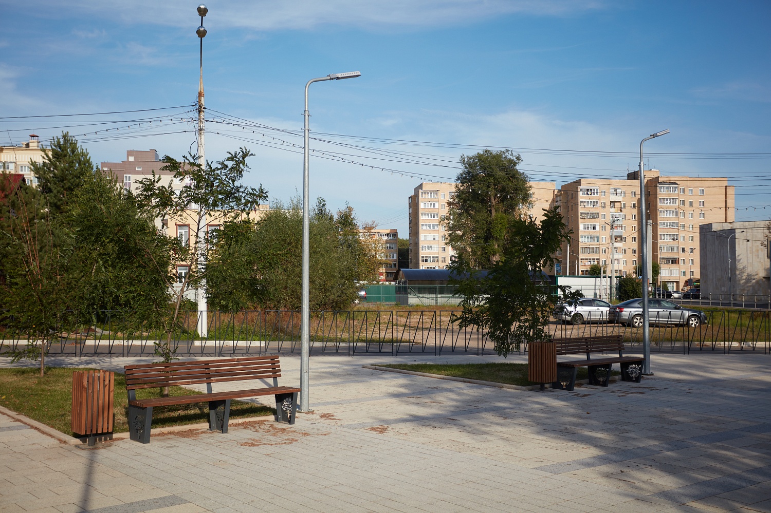 Зона отдыха Георгиевского пруда, Руза, Московская область, 2020 г.