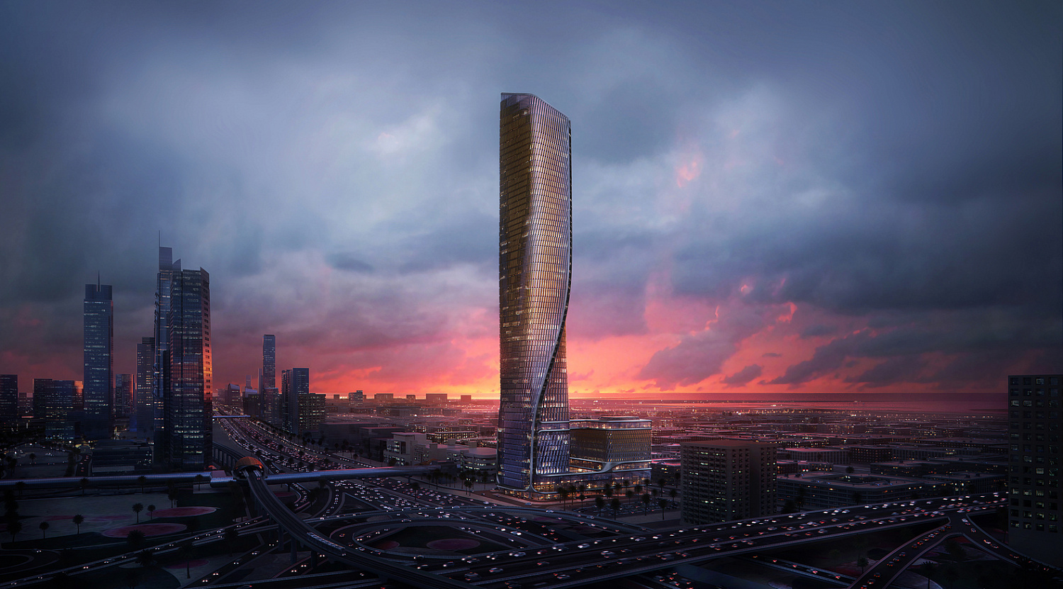 UNStudio опубликовали последние изображения хода строительства башни Wasl в Дубае